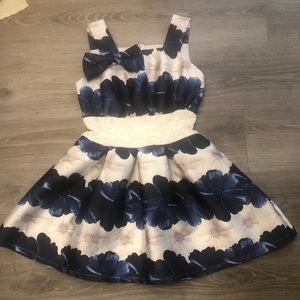 Flower bowtie dress